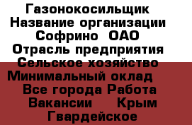 Газонокосильщик › Название организации ­ Софрино, ОАО › Отрасль предприятия ­ Сельское хозяйство › Минимальный оклад ­ 1 - Все города Работа » Вакансии   . Крым,Гвардейское